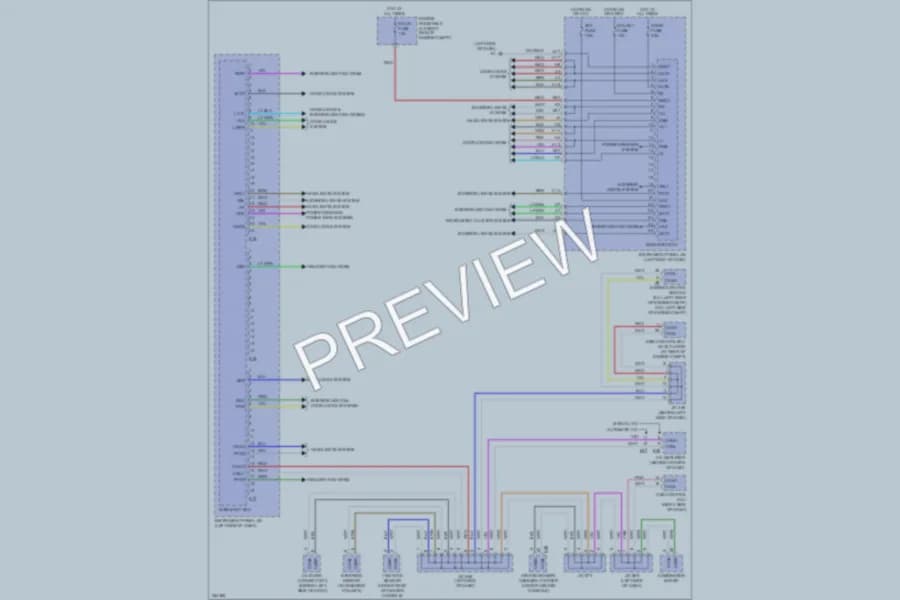 2007 Toyota RAV4 Body Control Modules wiring diagram preview
