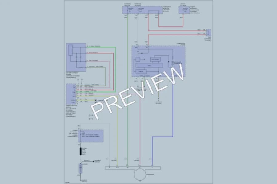 2007 Toyota RAV4 Starting Charging wiring diagram preview