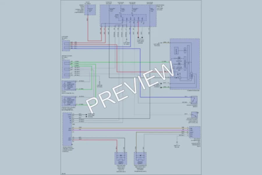 2007 Toyota RAV4 Warning Systems wiring diagram preview