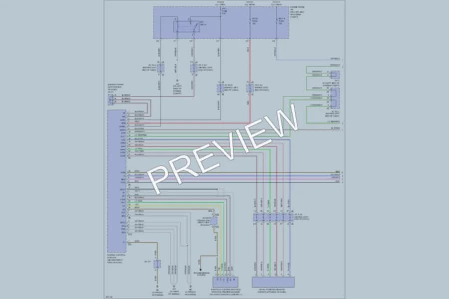 2007 Toyota Sienna Cruise Control wiring diagram preview