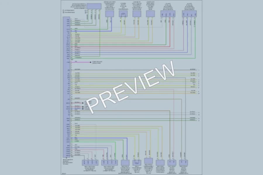 2007 Toyota Sienna Supplemental Restraints wiring diagram preview