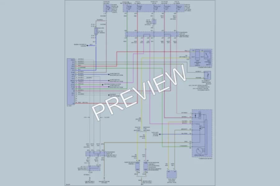2007 Toyota Solara Instrument Cluster wiring diagram preview