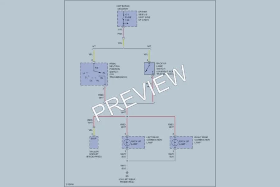 2007 Toyota Tacoma Exterior Lights wiring diagram preview