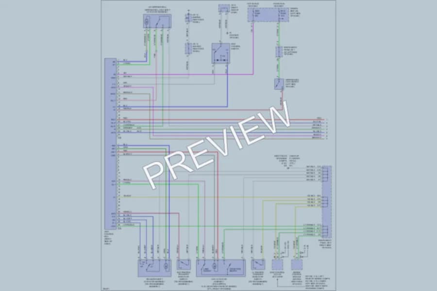 2007 Toyota Tacoma Transmission wiring diagram preview