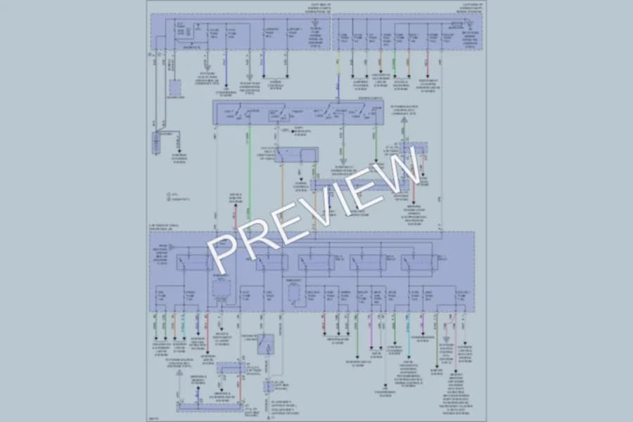 2007 Toyota Tundra Power Distribution wiring diagram preview