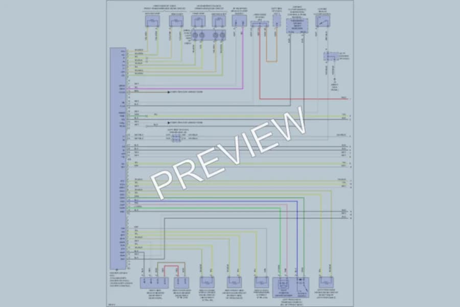 2007 Toyota Tundra Supplemental Restraints wiring diagram preview