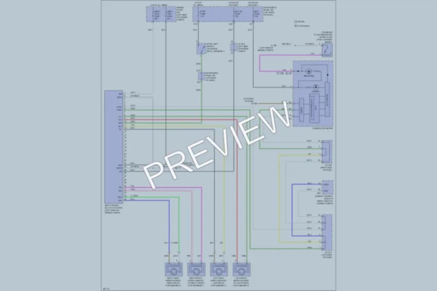 2007 Toyota Yaris Anti Lock Brakes wiring diagram preview