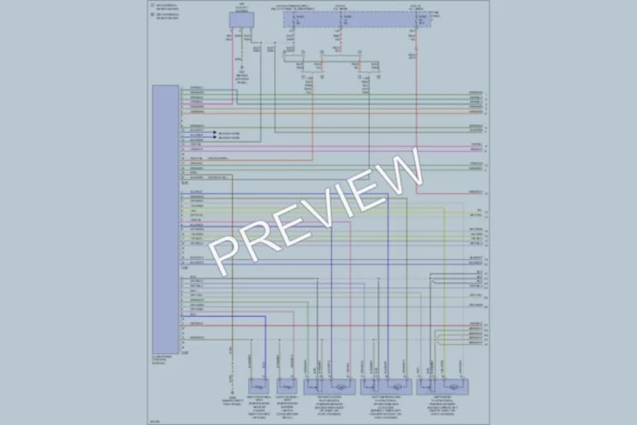 2007 Volkswagen Eos Air Conditioning wiring diagram preview
