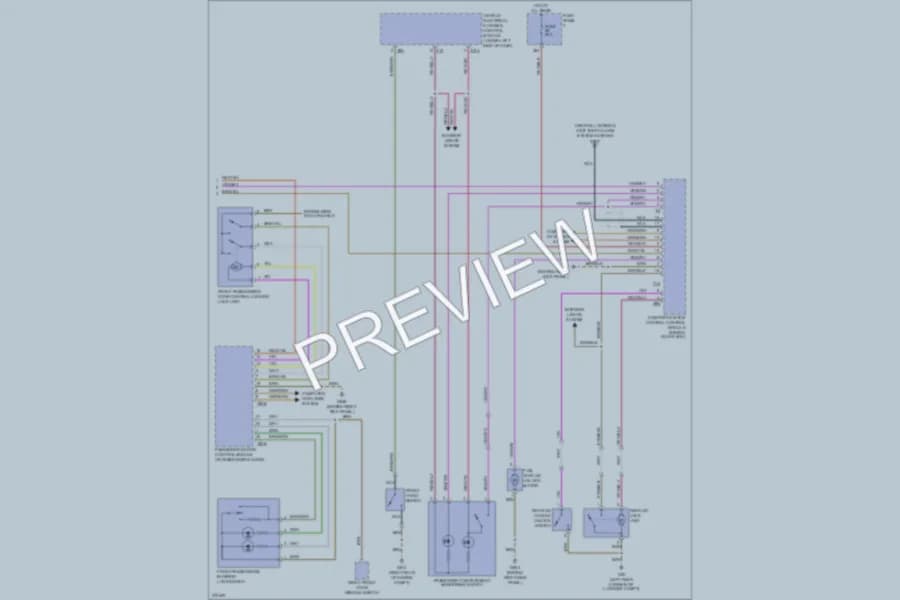 2007 Volkswagen Eos Anti Theft wiring diagram preview