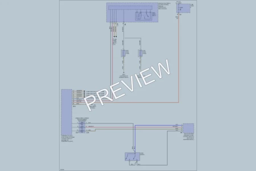 2007 Volkswagen Eos Horn wiring diagram preview