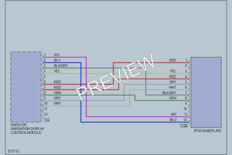 2007 Volkswagen Eos Radio wiring diagram preview