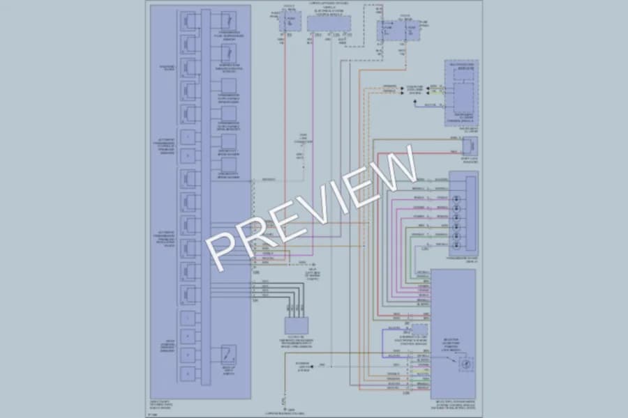 2007 Volkswagen Eos Transmission wiring diagram preview