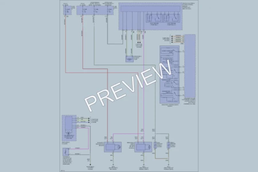2007 Volkswagen Eos Wiper Washer wiring diagram preview
