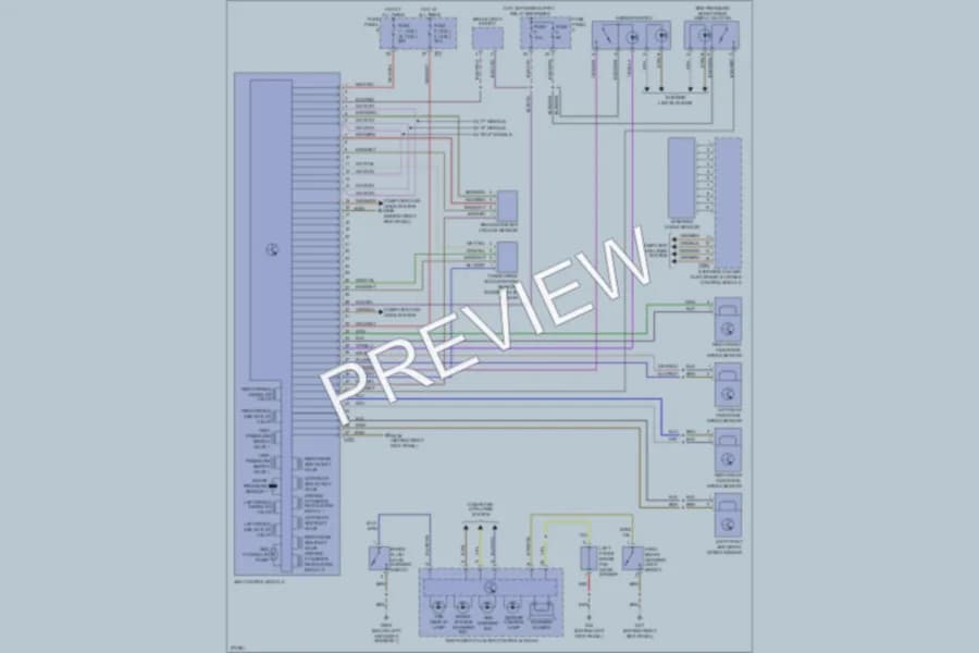 2007 Volkswagen GTI Anti Lock Brakes wiring diagram preview