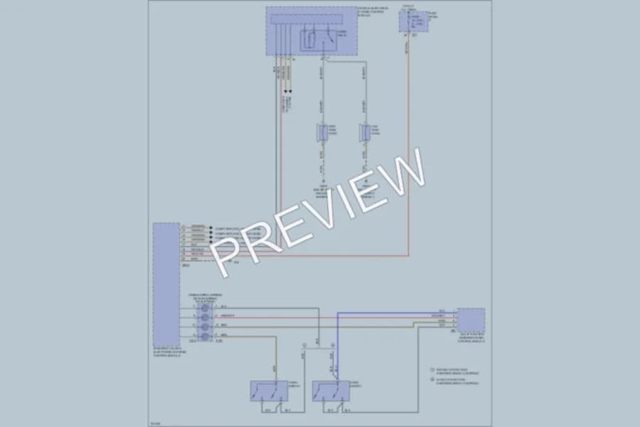 2007 Volkswagen GTI Horn wiring diagram preview