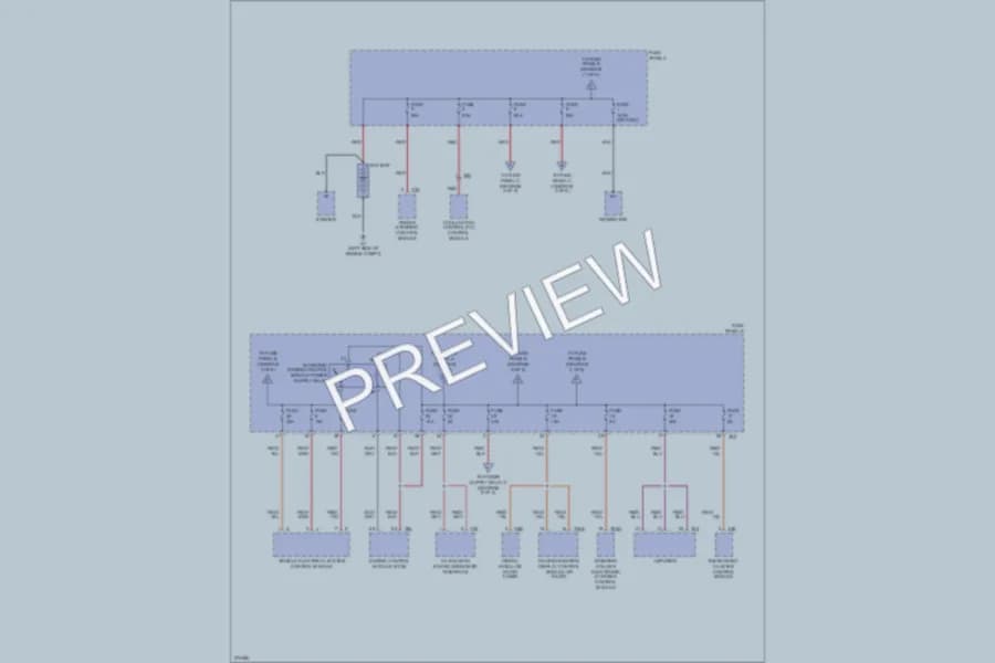 2007 Volkswagen GTI Power Distribution wiring diagram preview