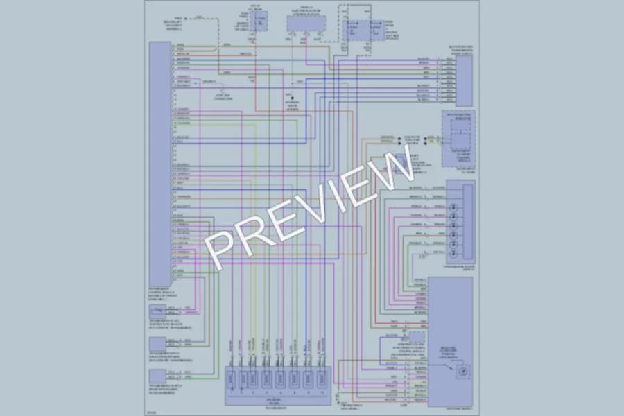 2007 Volkswagen GTI Transmission wiring diagram preview