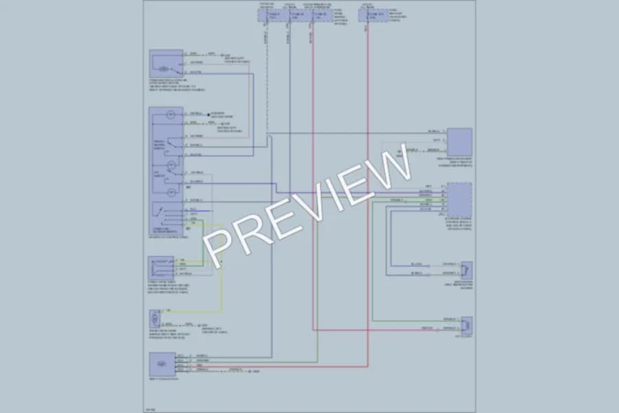 2007 Volkswagen NewBeetle Air Conditioning wiring diagram preview