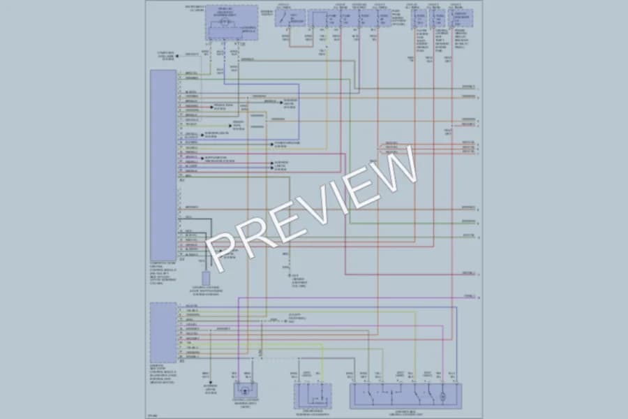 2007 Volkswagen NewBeetle Anti Theft wiring diagram preview