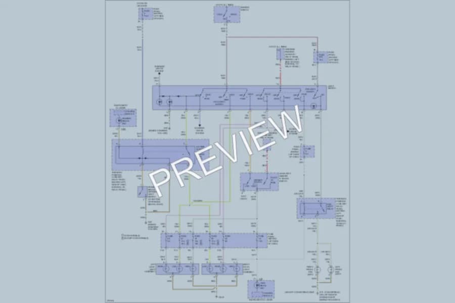 2007 Volkswagen NewBeetle Headlights wiring diagram preview
