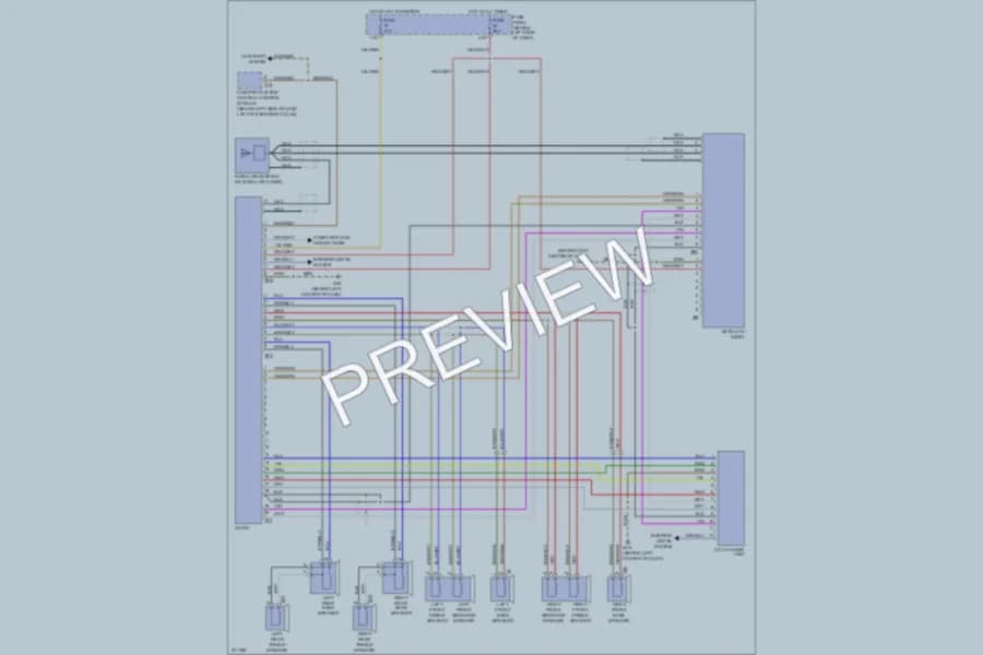 2007 Volkswagen NewBeetle Radio wiring diagram preview