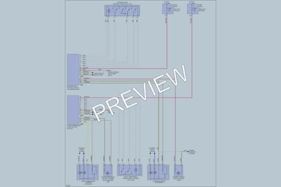 2007 Volkswagen Passat Anti Theft wiring diagram preview