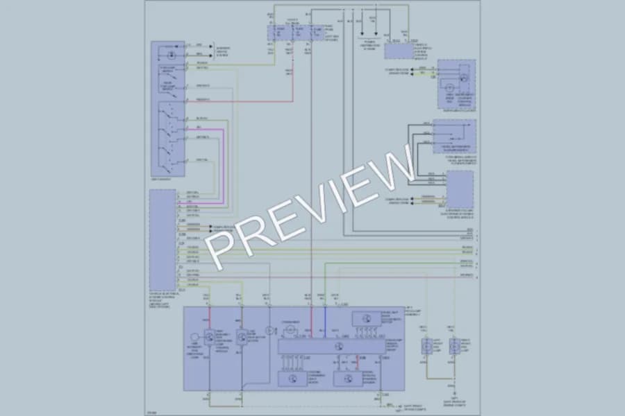 2007 Volkswagen Passat Headlights wiring diagram preview