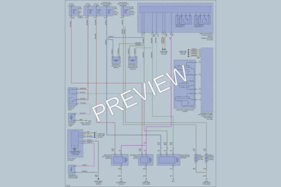 2007 Volkswagen Passat Wiper Washer wiring diagram preview