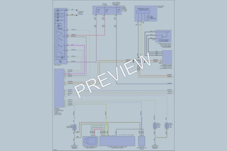 2007 Volkswagen Rabbit Headlights wiring diagram preview