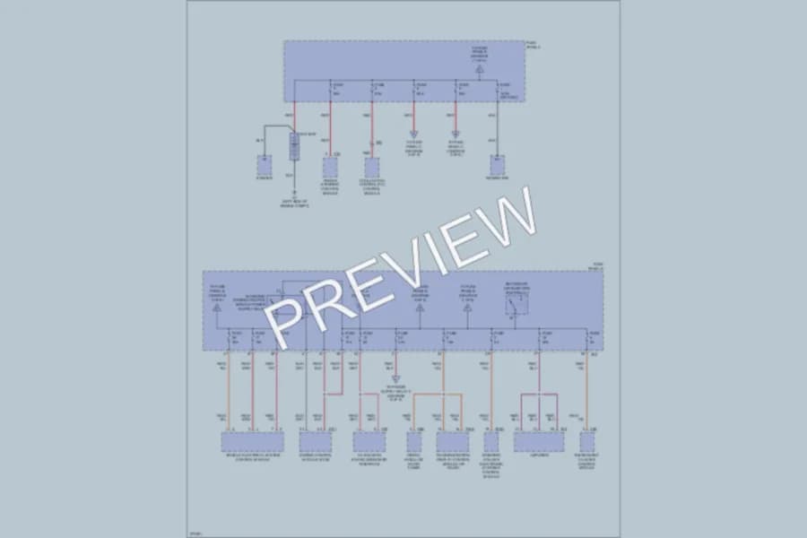 2007 Volkswagen Rabbit Power Distribution wiring diagram preview