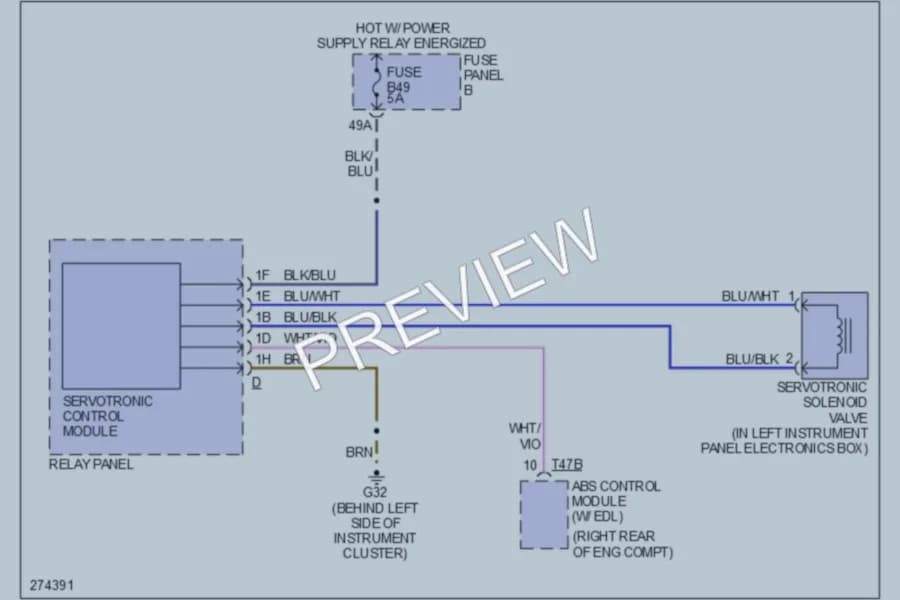 2007 Volkswagen Touareg Electronic Power Steering wiring diagram preview