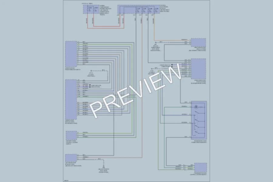 2007 Volvo C70 Power Windows wiring diagram preview