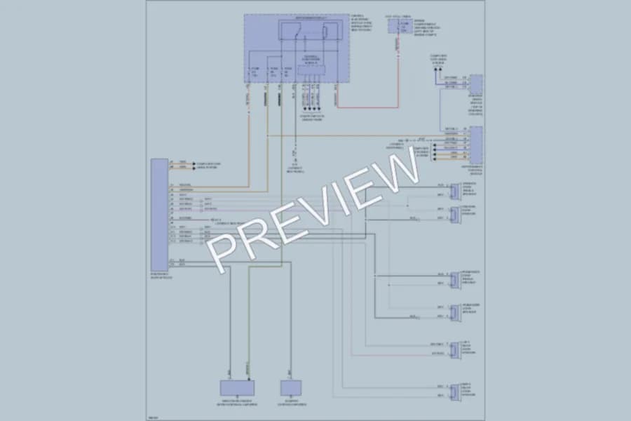2007 Volvo C70 Radio wiring diagram preview