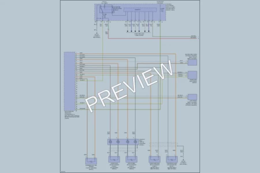 2007 Volvo C70 Supplemental Restraints wiring diagram preview