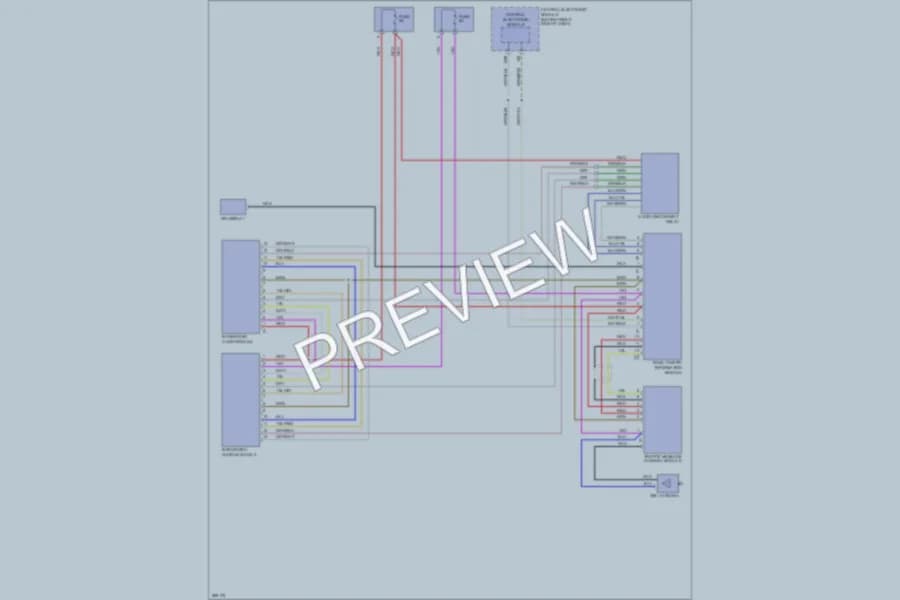 2007 Volvo S40 Navigation wiring diagram preview