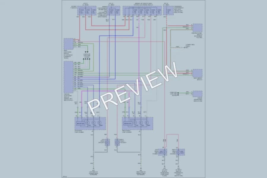2007 Volvo S60 Headlights wiring diagram preview