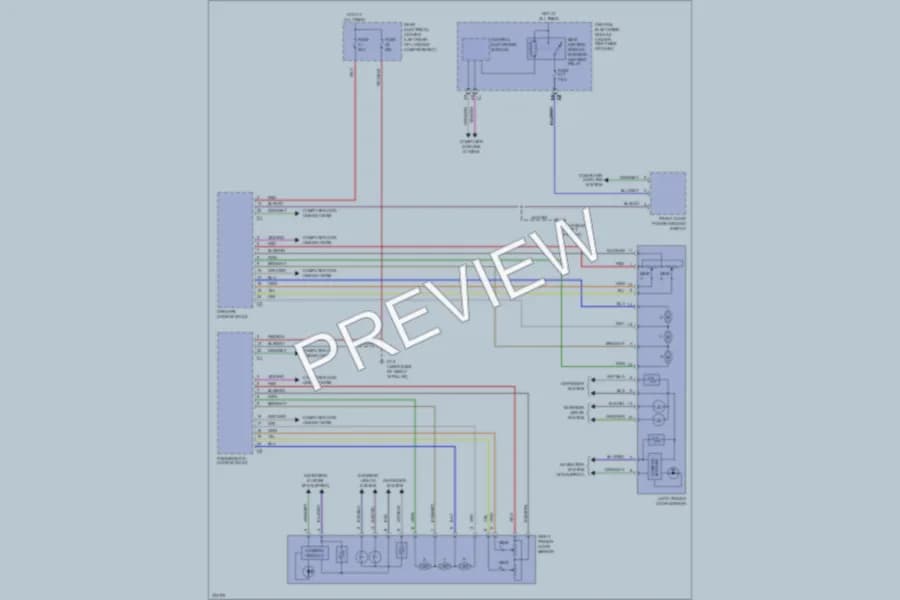 2007 Volvo S80 Memory Systems wiring diagram preview