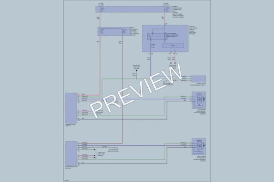 2007 Volvo S80 Navigation wiring diagram preview