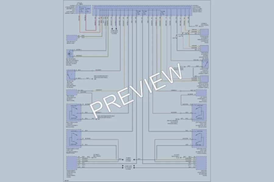 2007 Volvo V50 Anti Theft wiring diagram preview