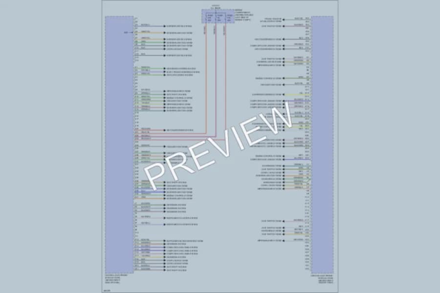 2007 Volvo V50 Body Control Modules wiring diagram preview