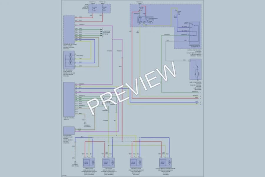 2007 Volvo V70 Air Conditioning wiring diagram preview