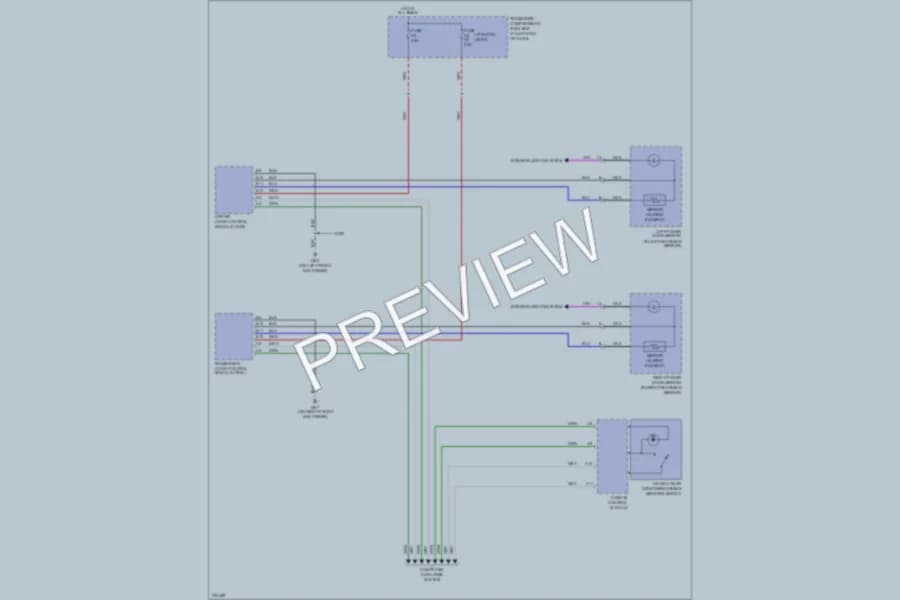 2007 Volvo V70 Defoggers wiring diagram preview