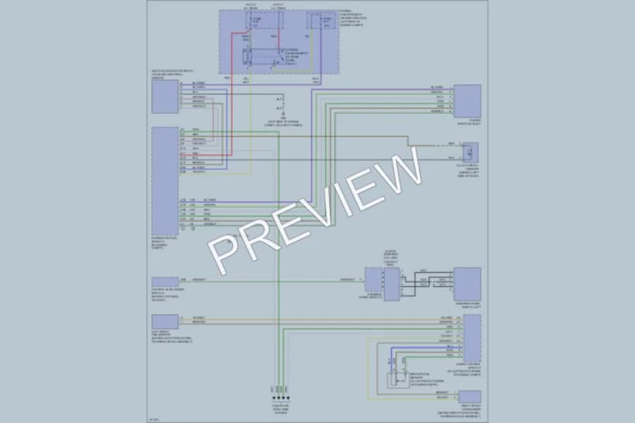2007 Volvo XC70 Cruise Control wiring diagram preview