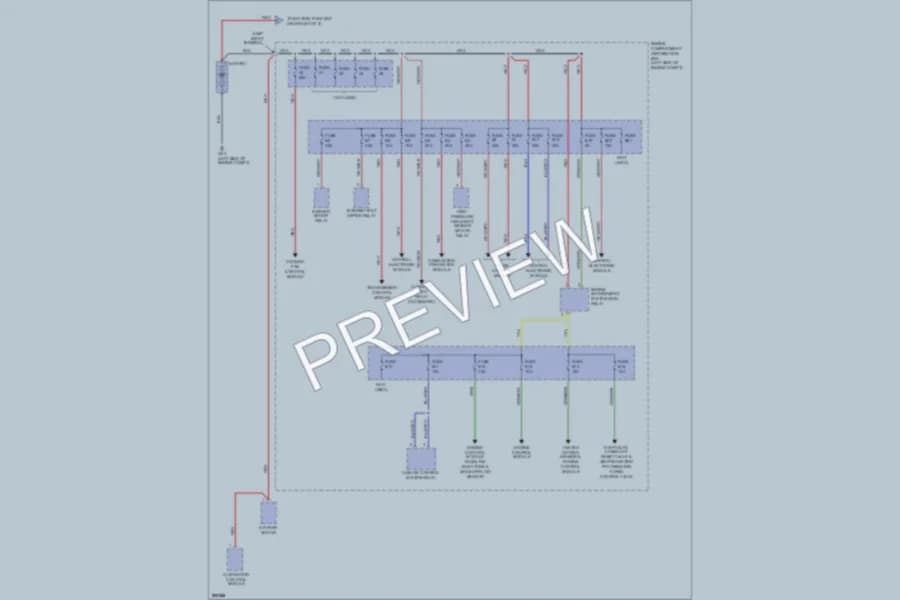 2007 Volvo XC70 Power Distribution wiring diagram preview