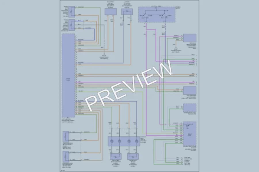 2007 Volvo XC70 Supplemental Restraints wiring diagram preview