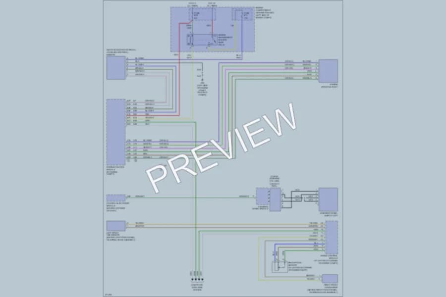 2007 Volvo XC90 Cruise Control wiring diagram preview
