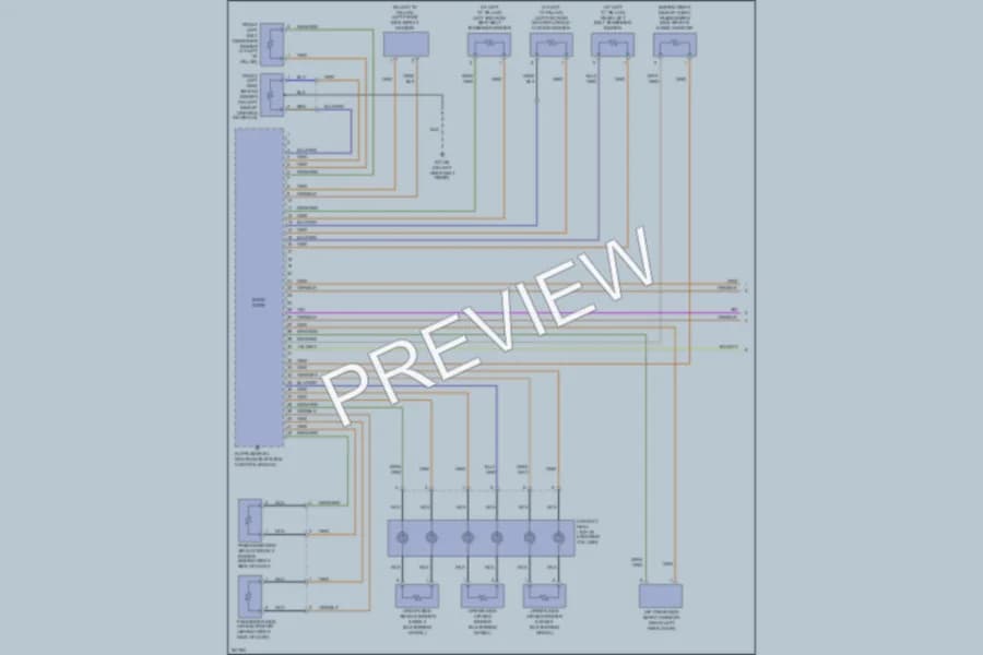 2007 Volvo XC90 Supplemental Restraints wiring diagram preview