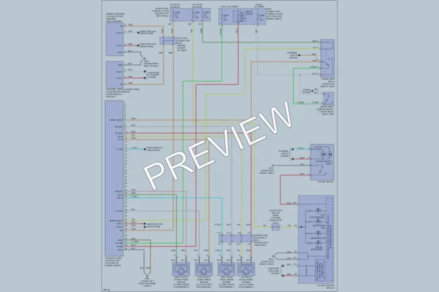 2008 Acura MDX Anti Lock Brakes wiring diagram preview