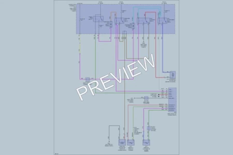 2008 Acura MDX Cooling Fan wiring diagram preview