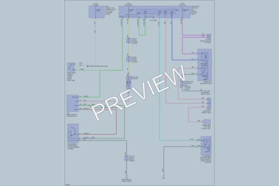 2008 Acura MDX Shift Interlock wiring diagram preview